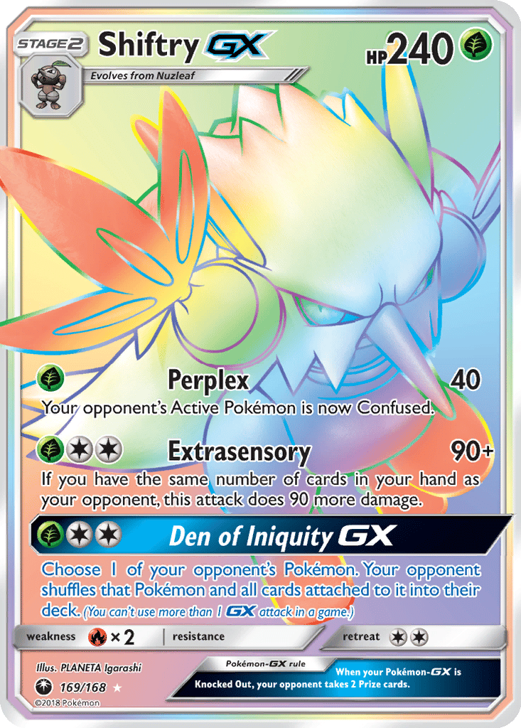 Shiftry GX card