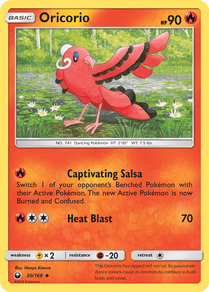 Oricorio card