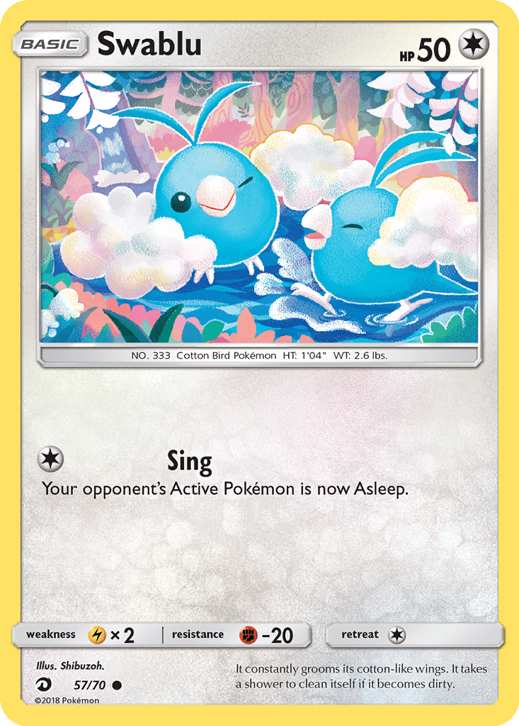 Swablu card