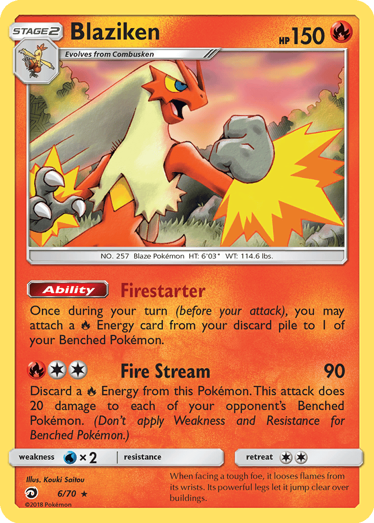 Blaziken card