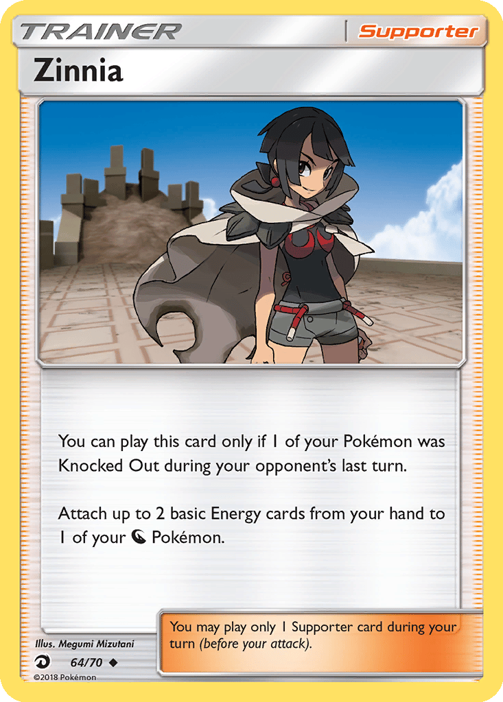 Zinnia card