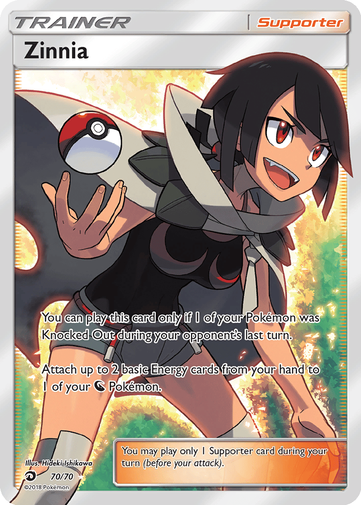 Zinnia card