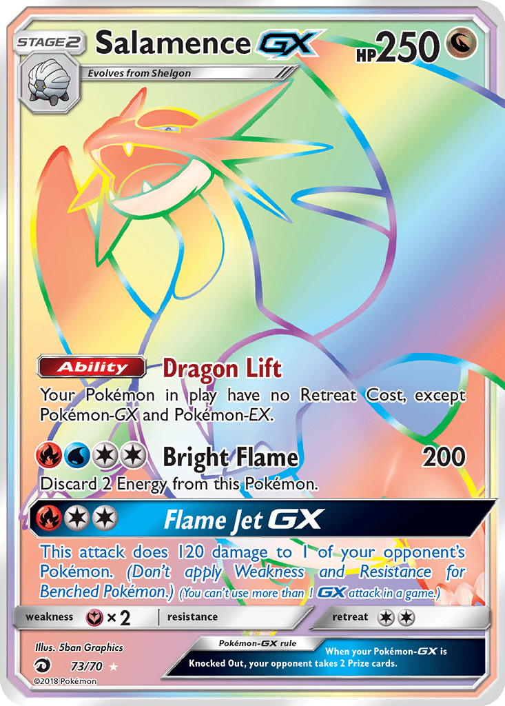 Salamence GX card