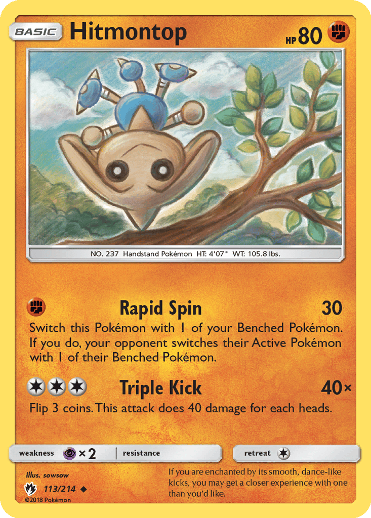 Hitmontop card