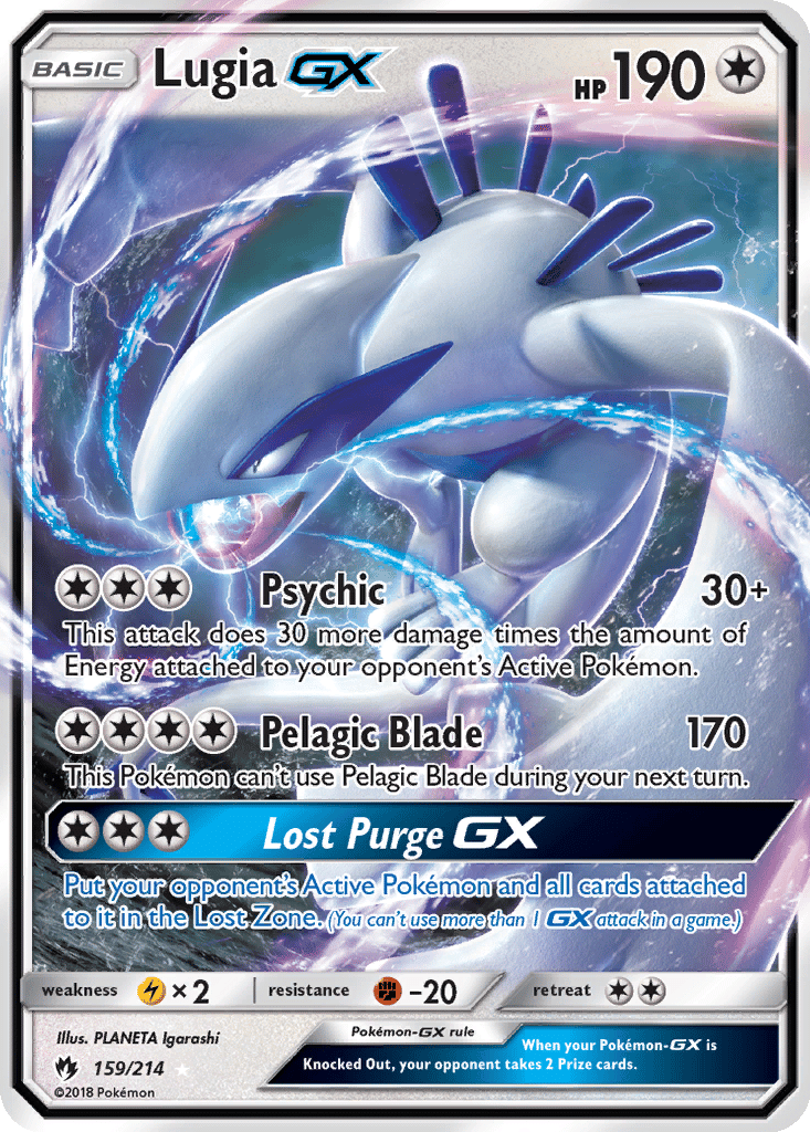 Lugia GX card