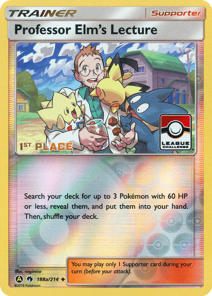 Professor Elm's Lecture card