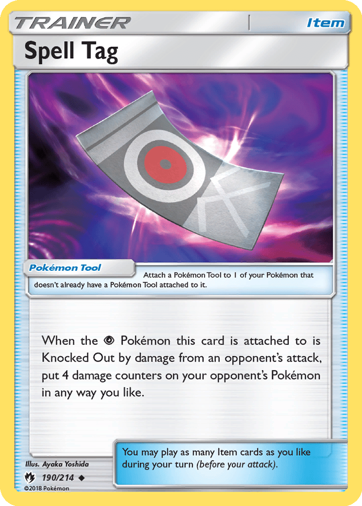 Spell Tag card