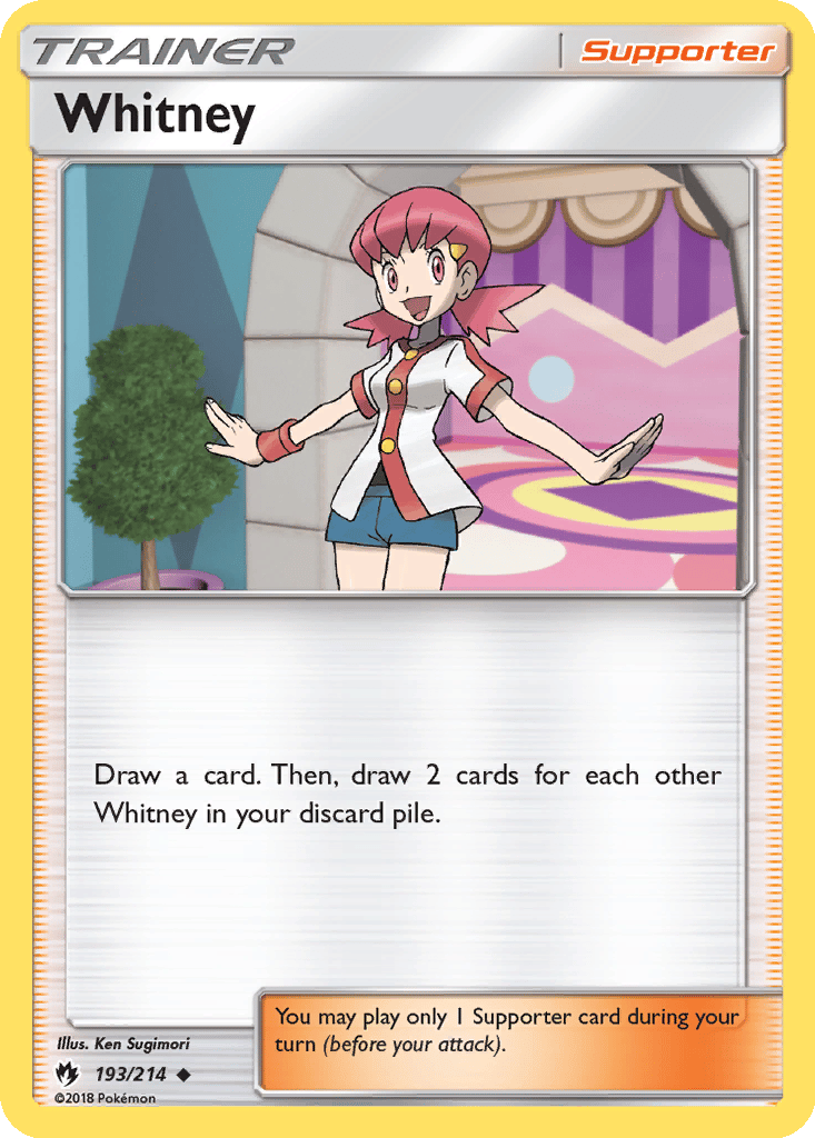 Whitney card