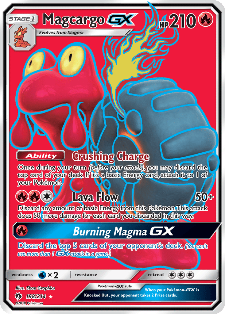 Magcargo GX card