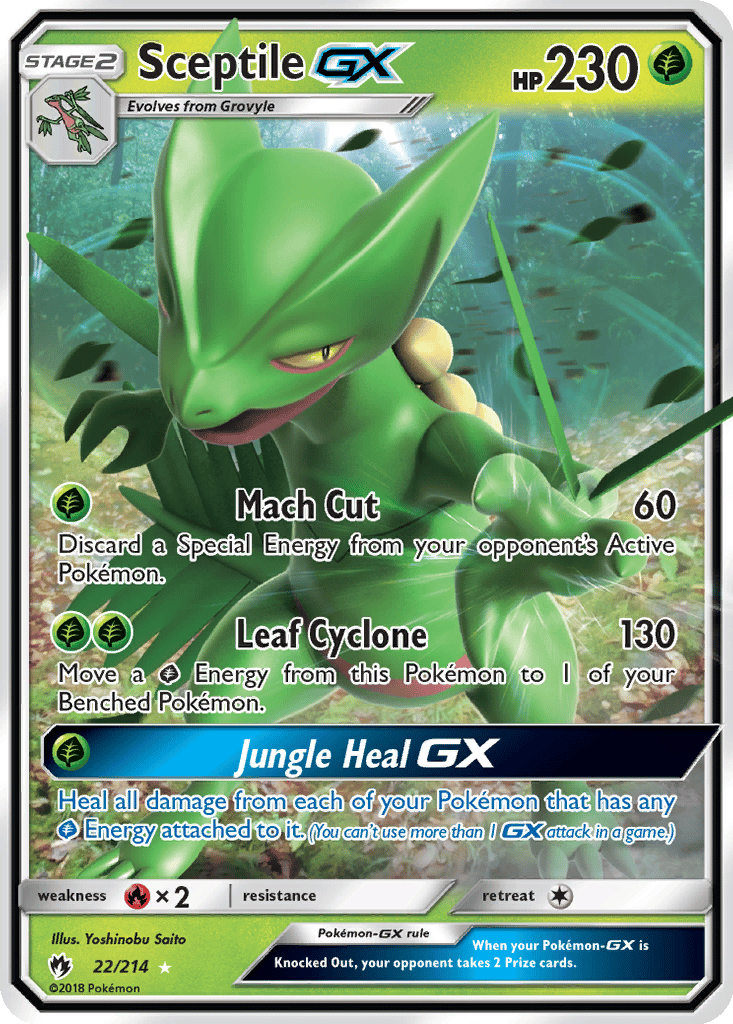 Sceptile GX card