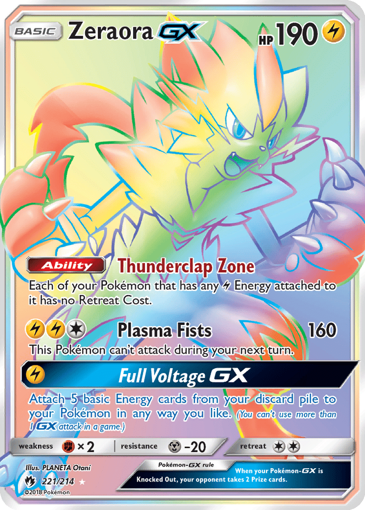 Zeraora GX card