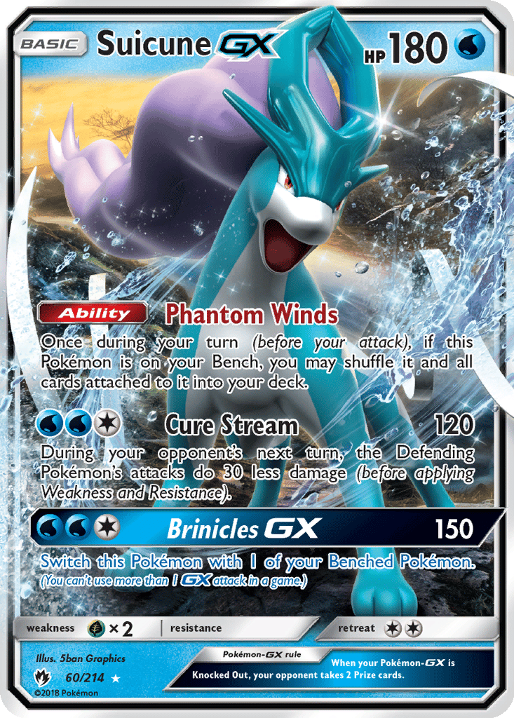 Suicune GX card