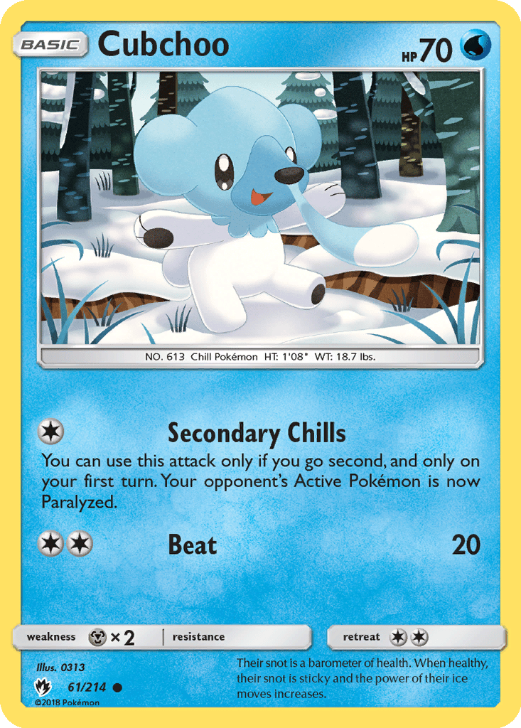 Cubchoo card