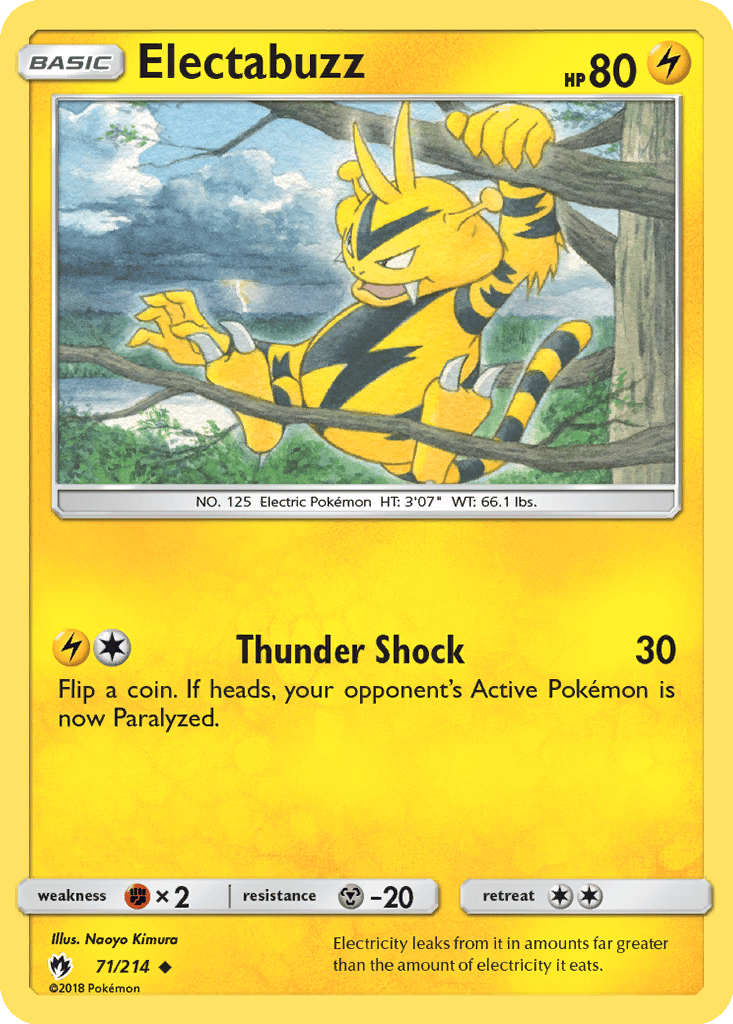 Electabuzz card
