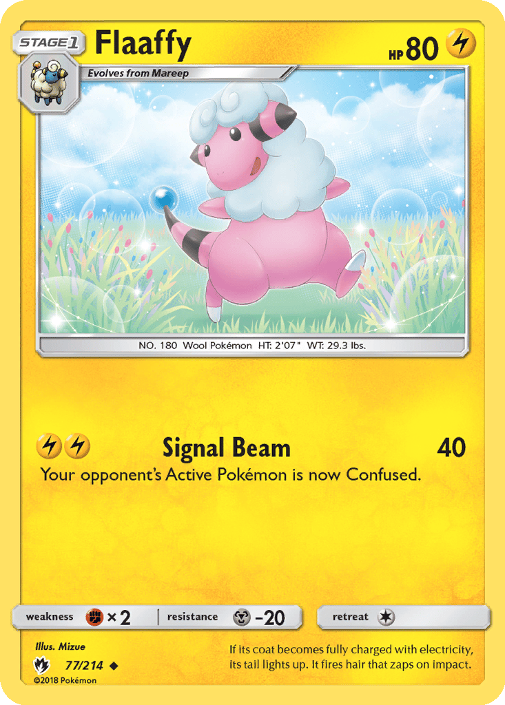 Flaaffy card