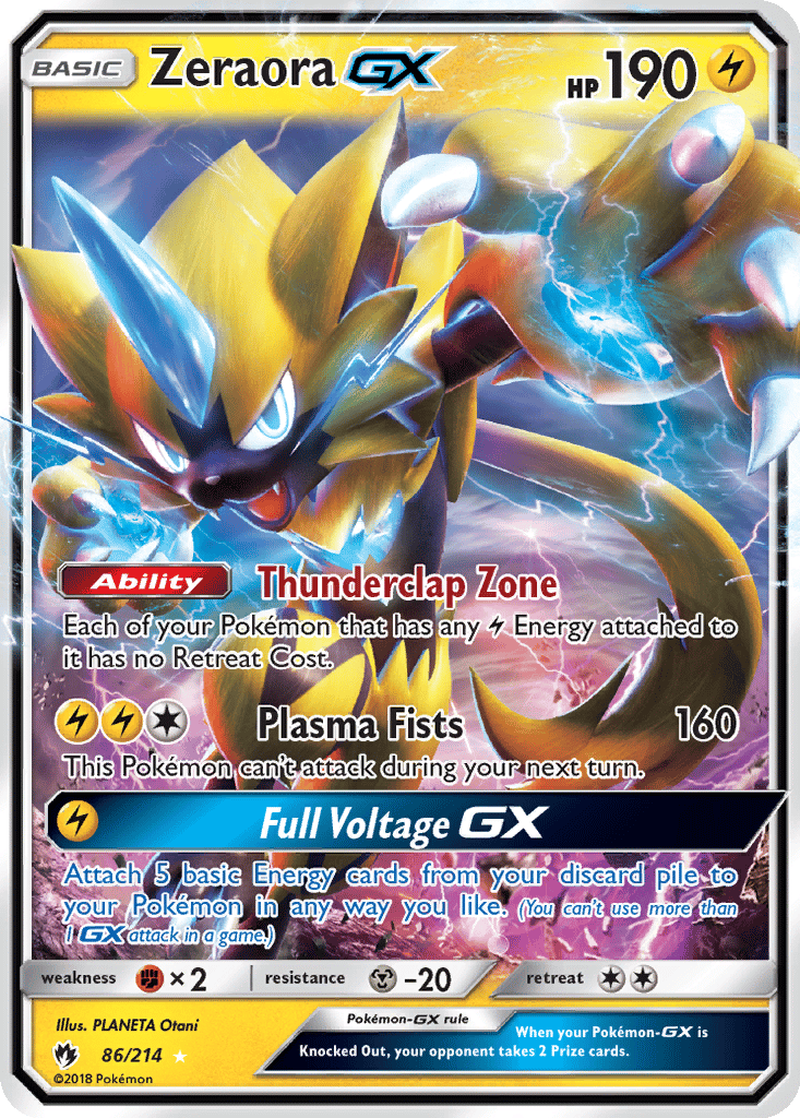 Zeraora GX card