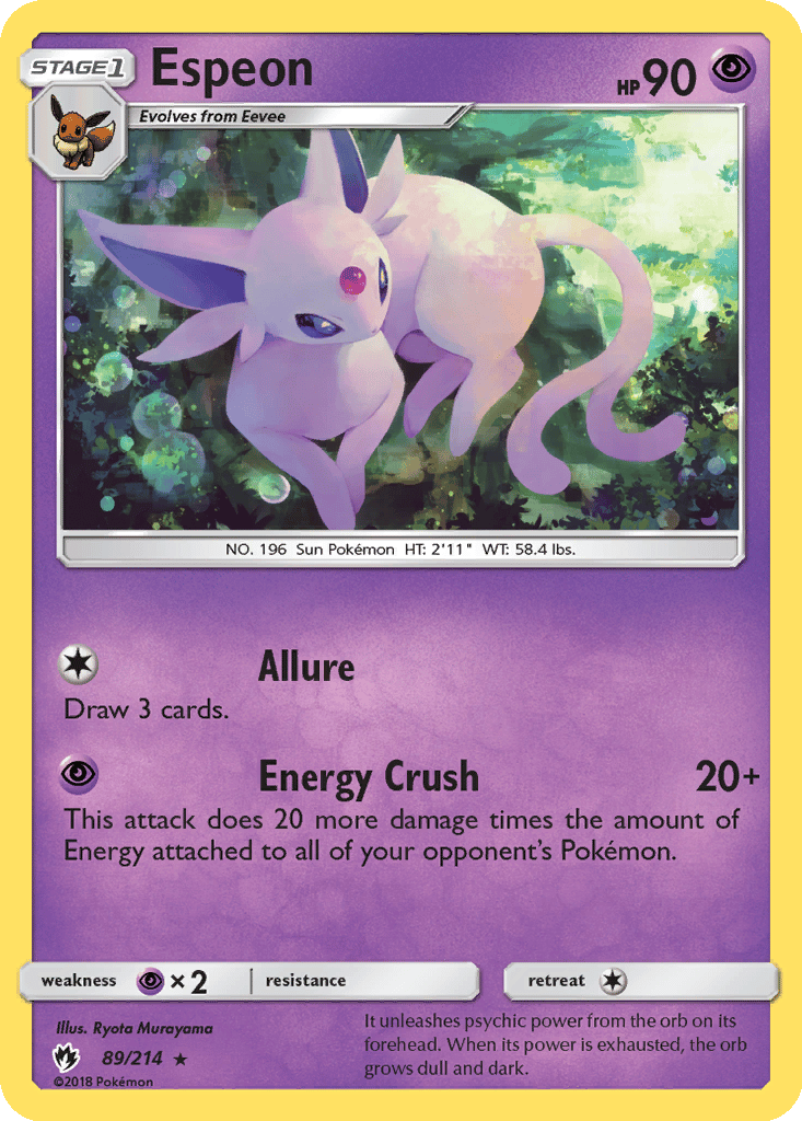 Espeon card