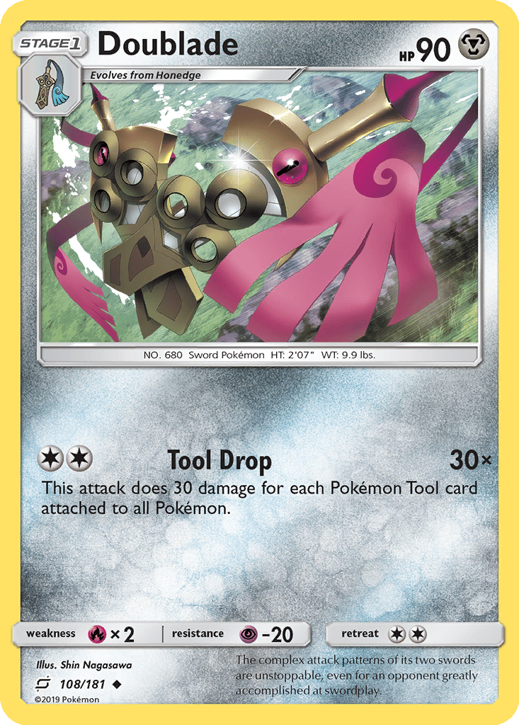 pokemon doublade card Pokemon BREAKpoint Doublade #61