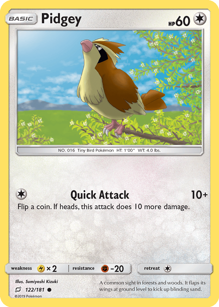 Pidgey card