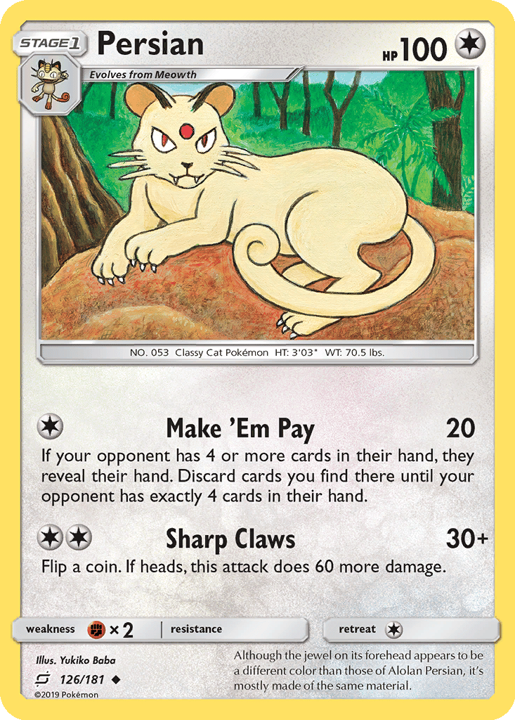 Persian card