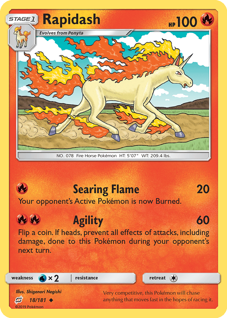 Rapidash card
