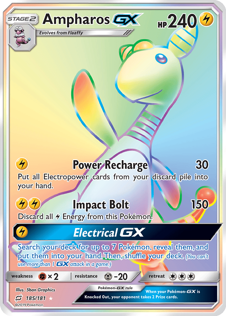 Ampharos GX card