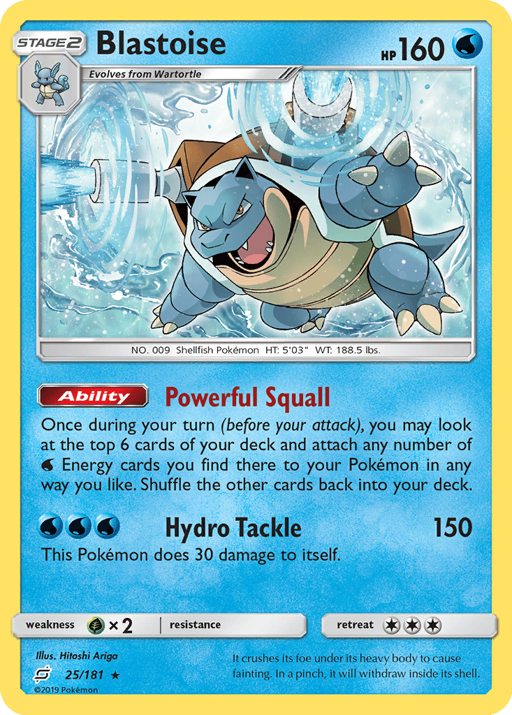 Blastoise card