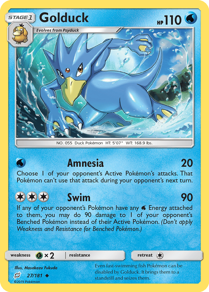 Golduck card
