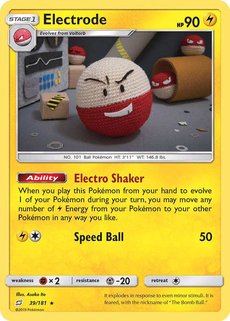 Electrode card