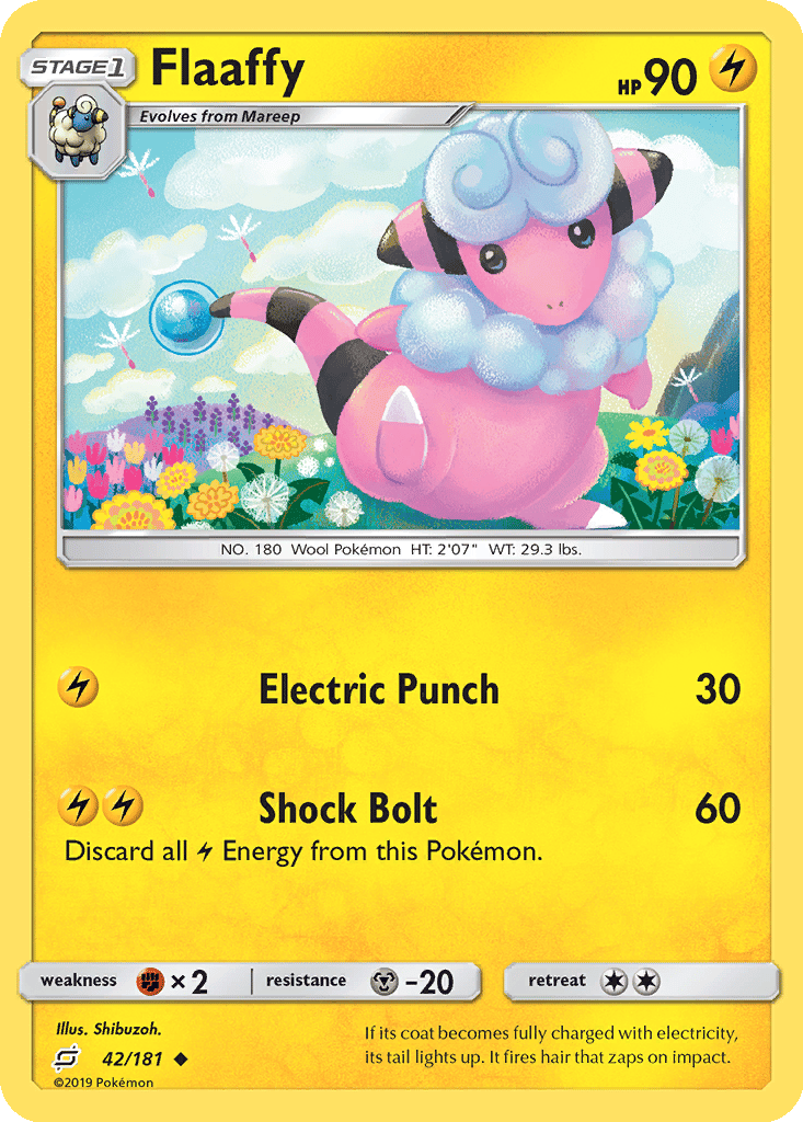 Flaaffy card