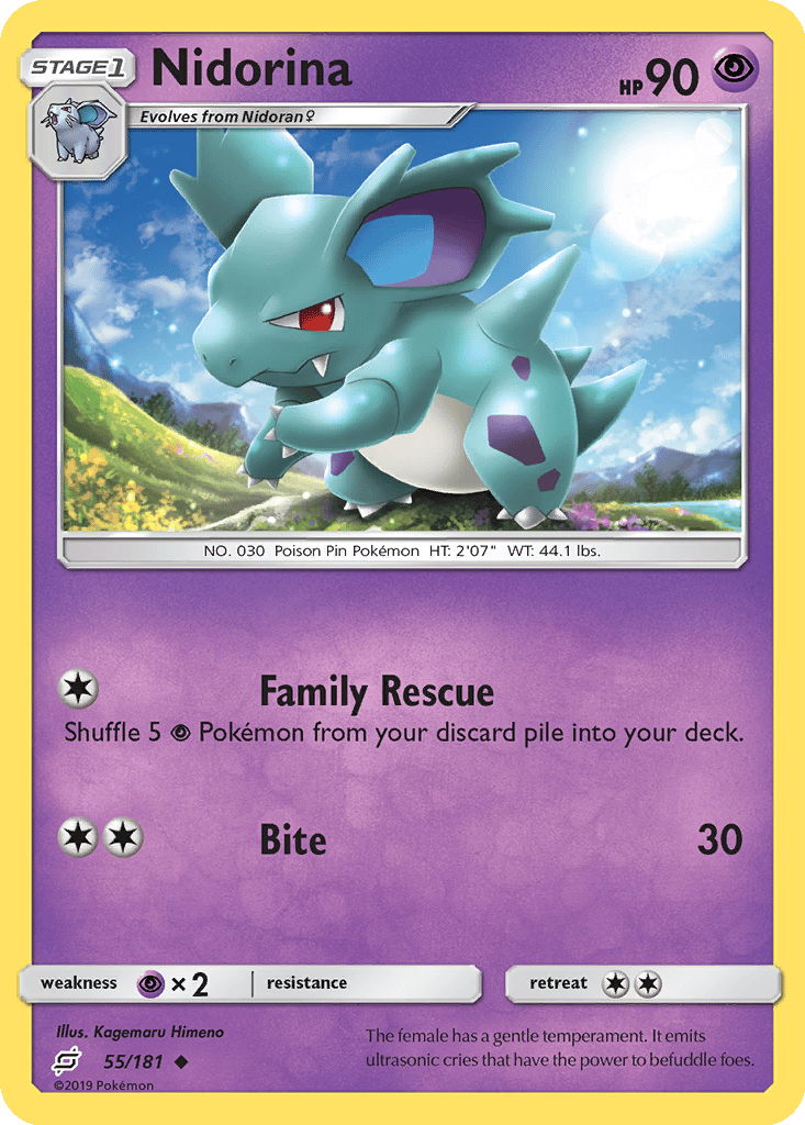 Nidorina card
