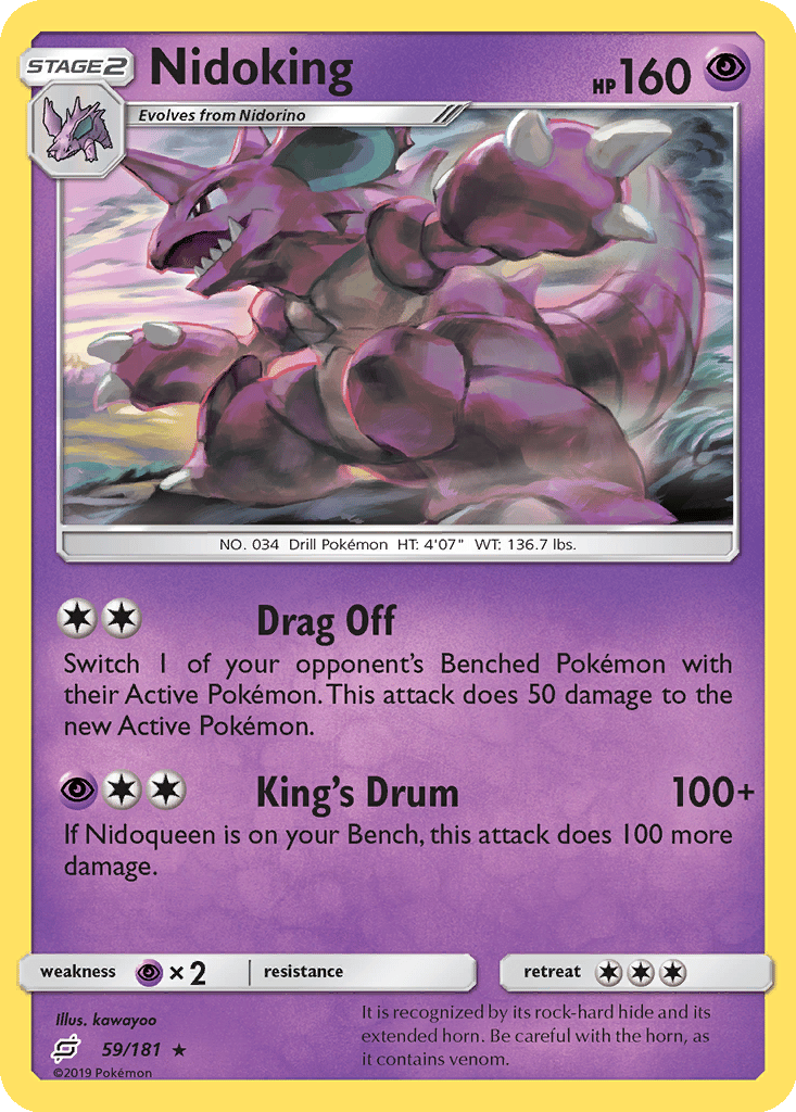 Nidoking card
