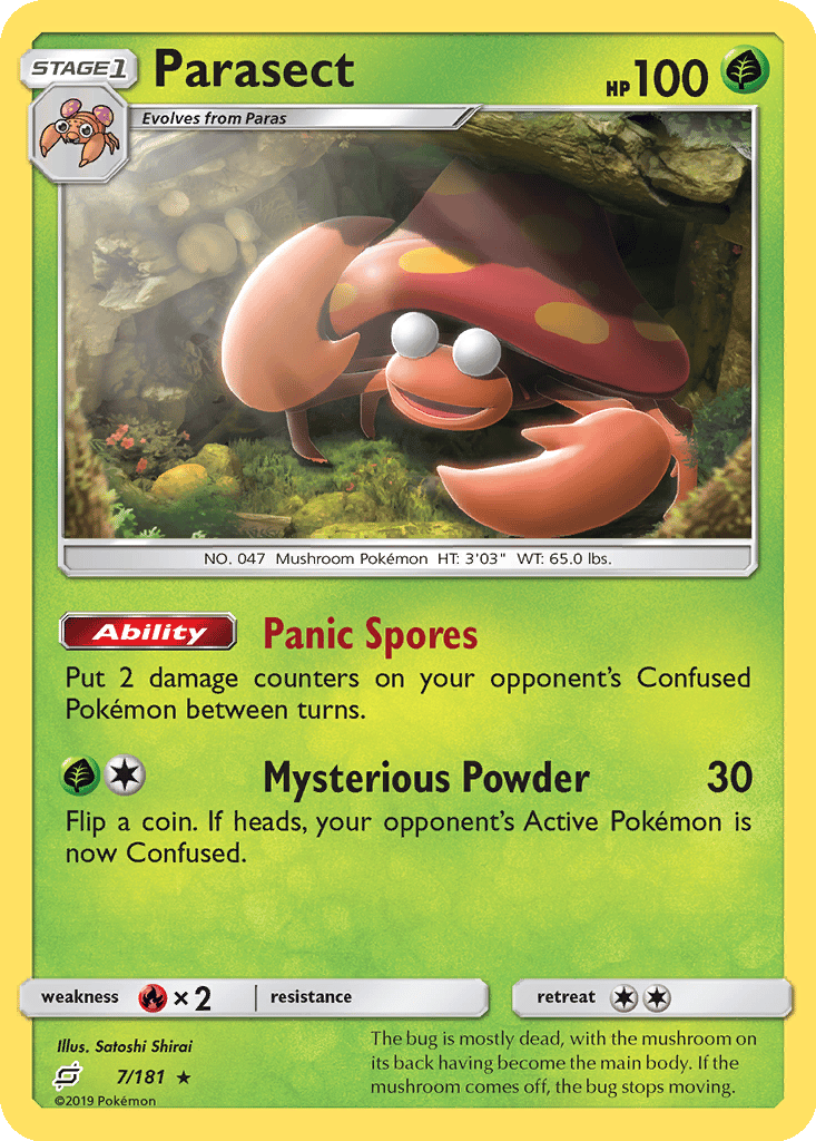 Parasect card