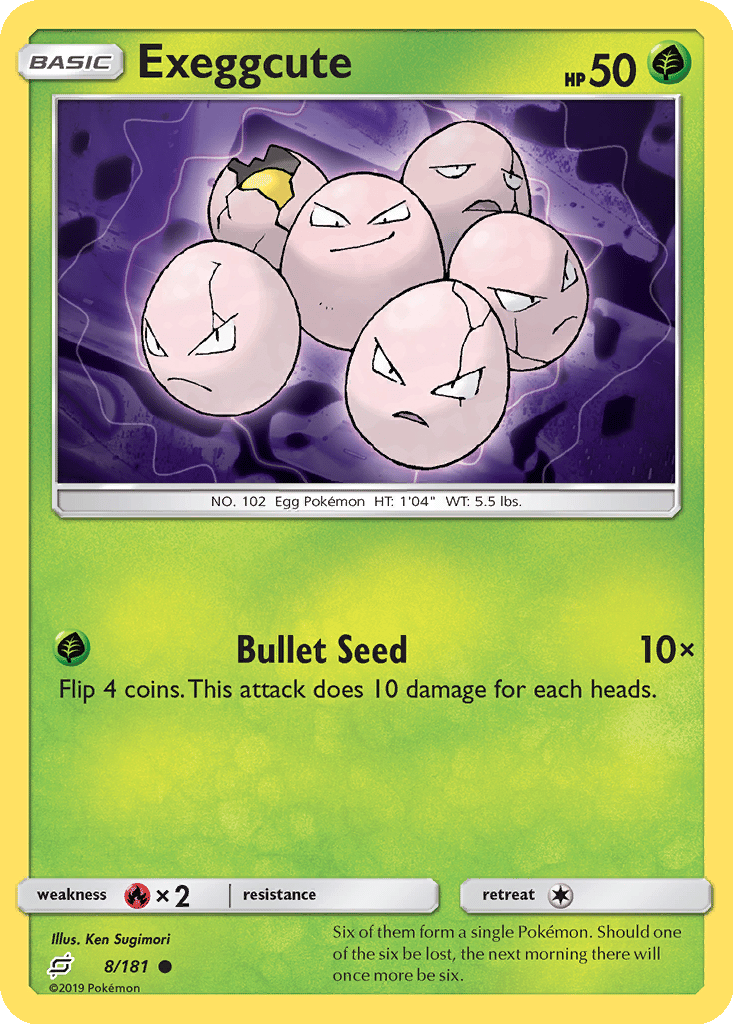 Exeggcute card