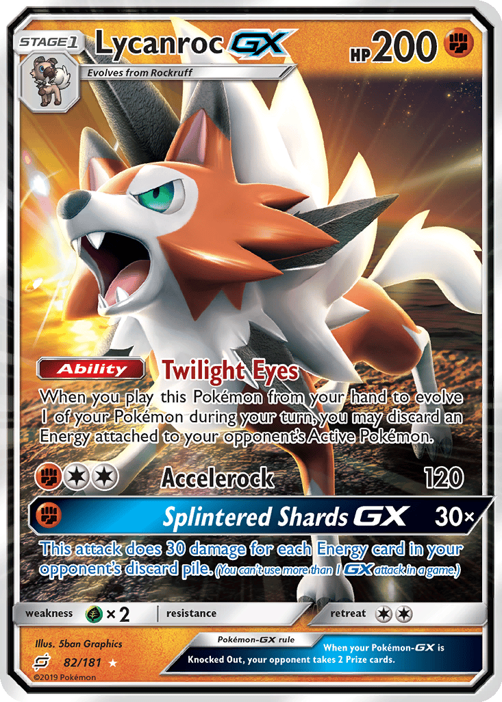 Lycanroc GX card