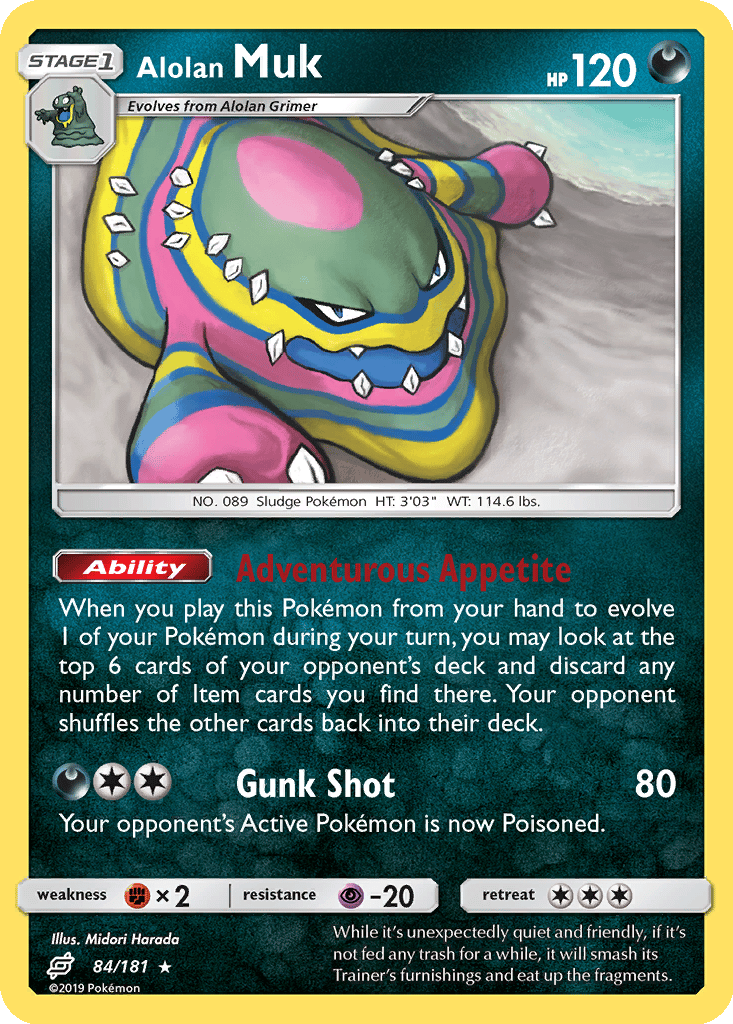 Alolan Muk card