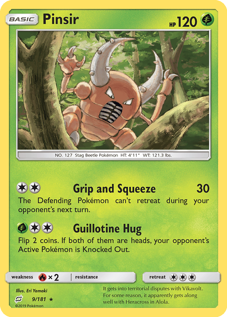 Pinsir card