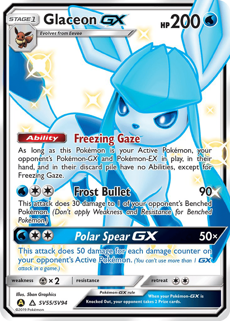 Glaceon GX card
