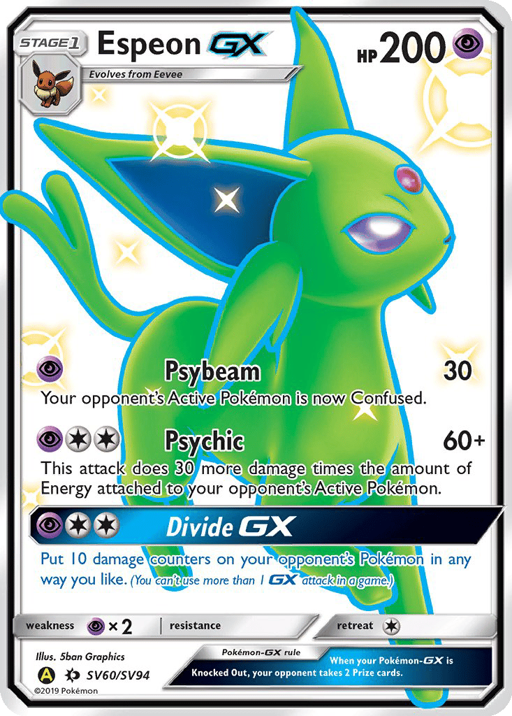 Espeon GX card