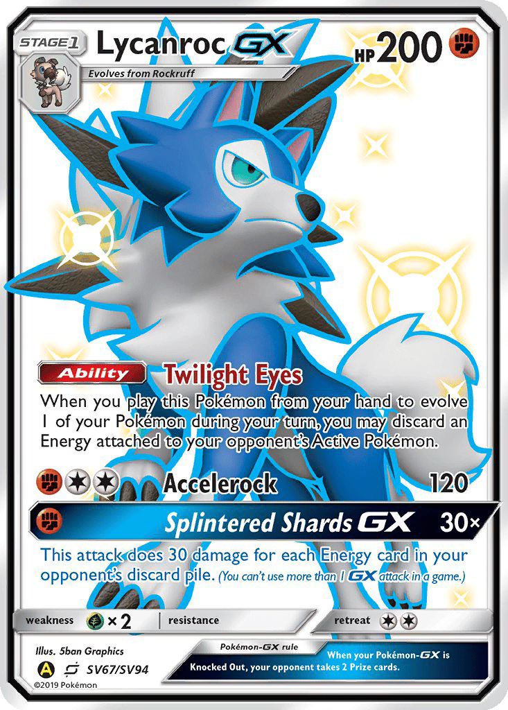 Lycanroc GX card