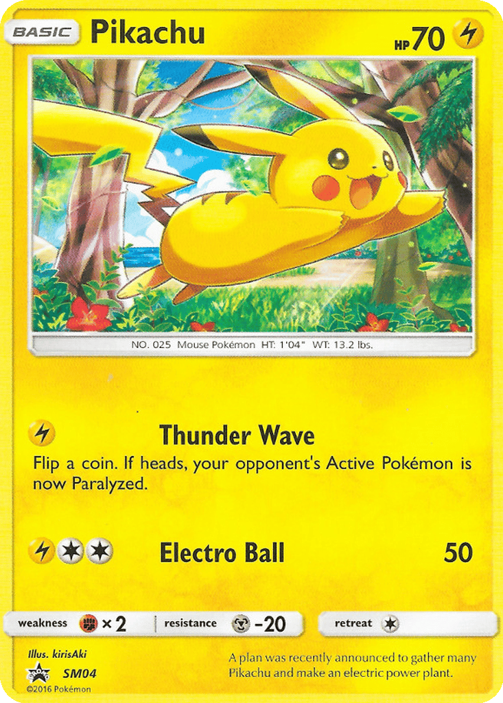 Pikachu card