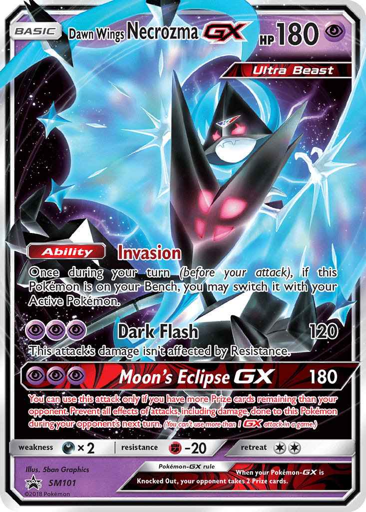 Dawn Wings Necrozma GX card