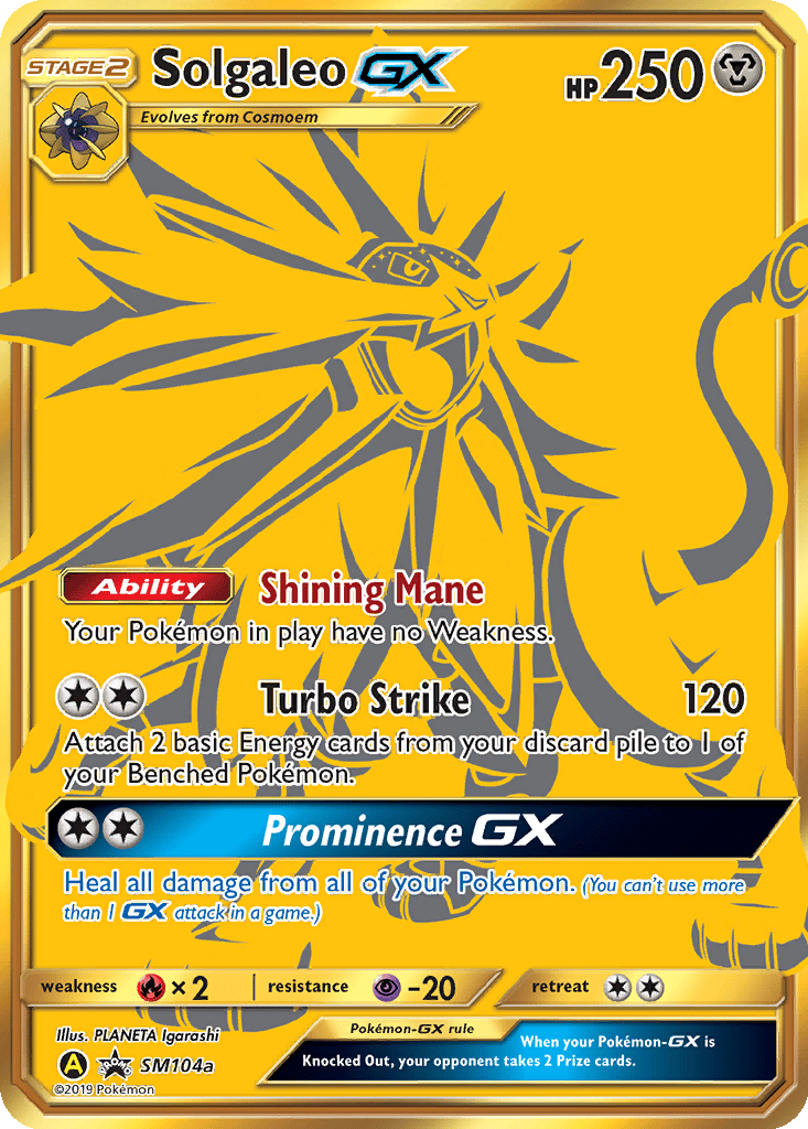 Solgaleo GX card