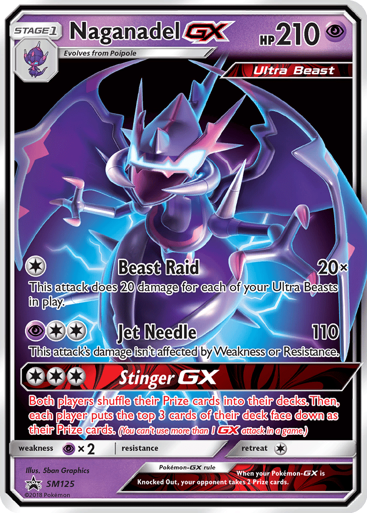 Naganadel GX card