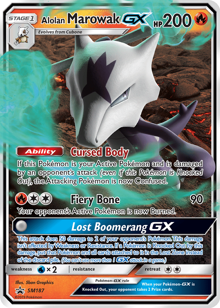 Alolan Marowak GX card