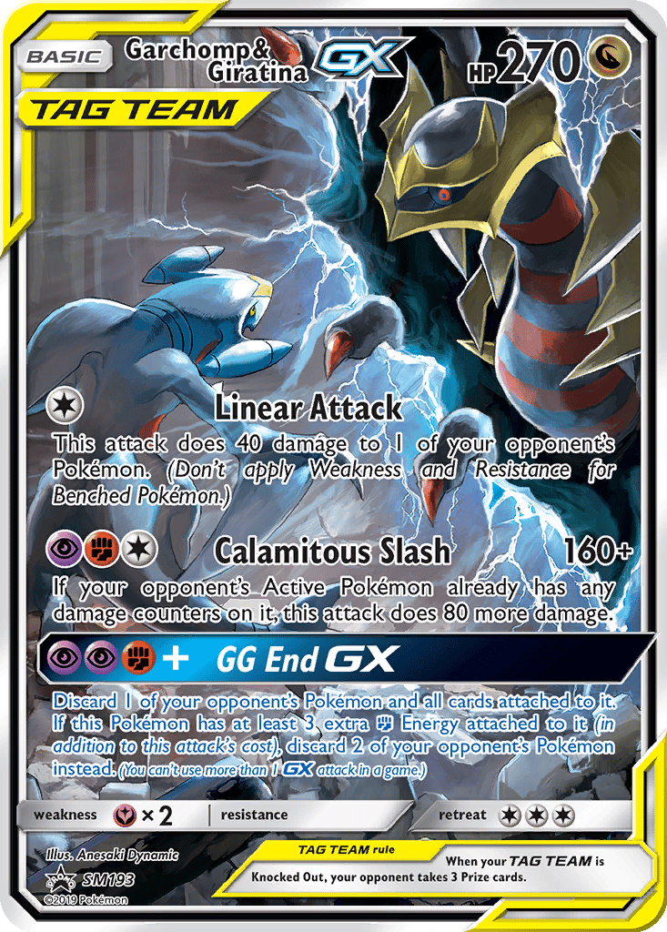 Garchomp & Giratina GX card