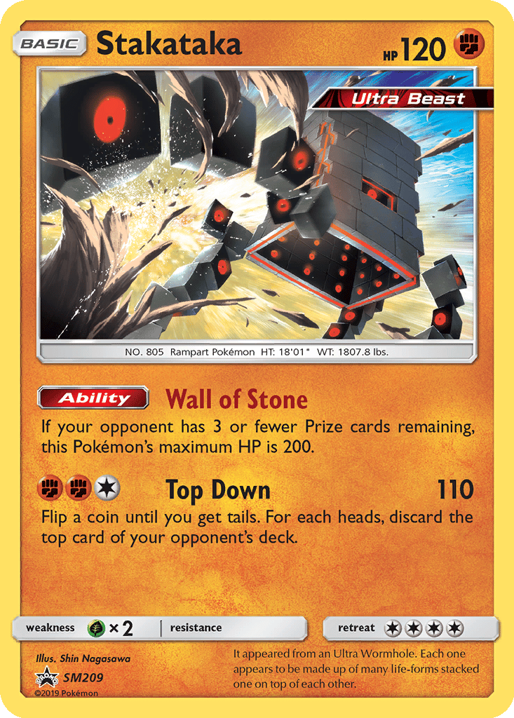 Stakataka card
