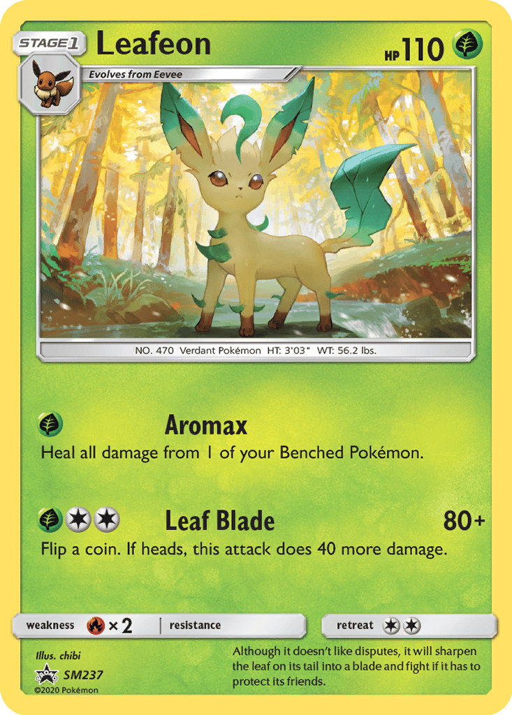 Leafeon card