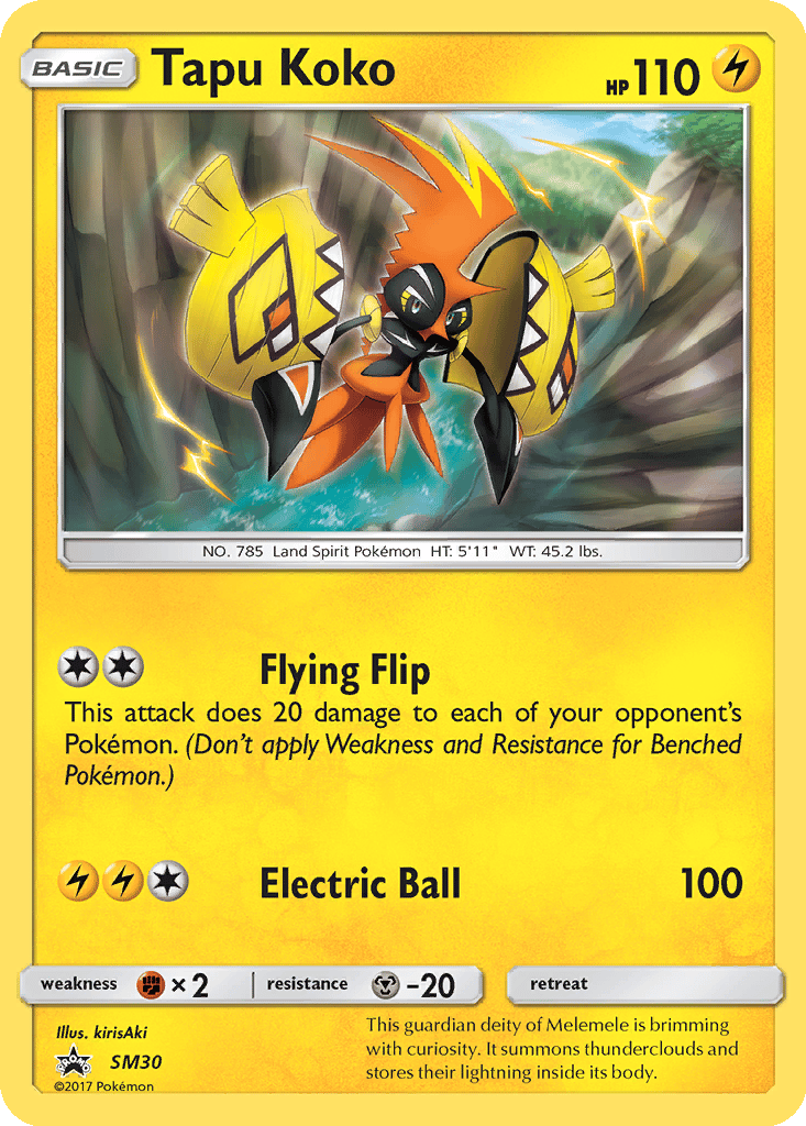 Tapu Koko | Dex - for TCG Collectors