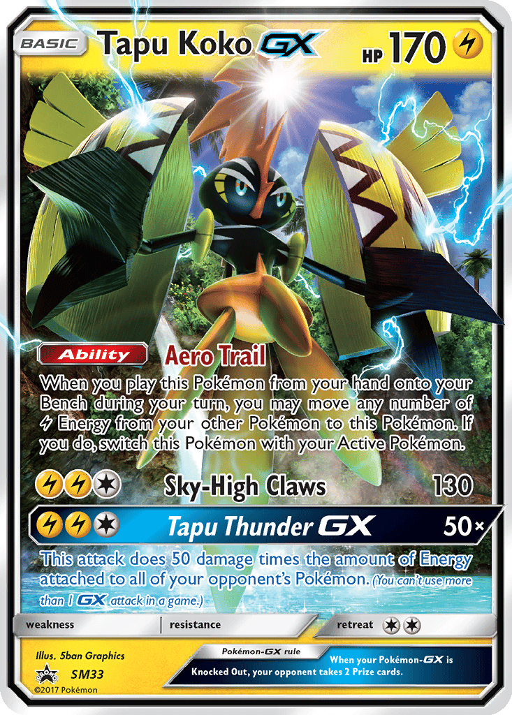 Tapu Koko GX card